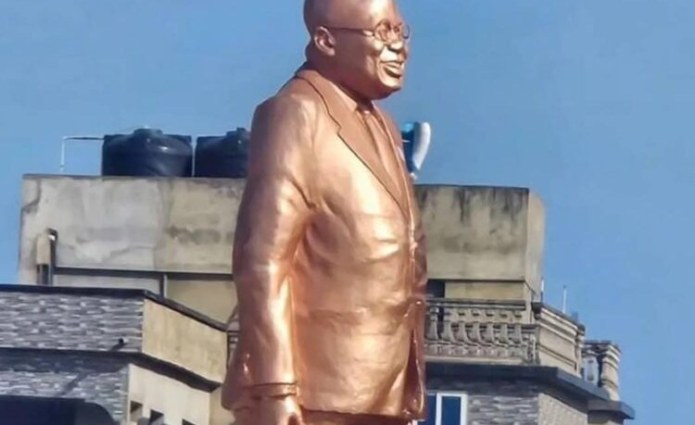 Ghana: Backlash As President Akufo-Addo Unveils Self’s Statue in Ghana Ghana: Backlash As President Akufo-Addo Unveils Self’s Statue in Ghana