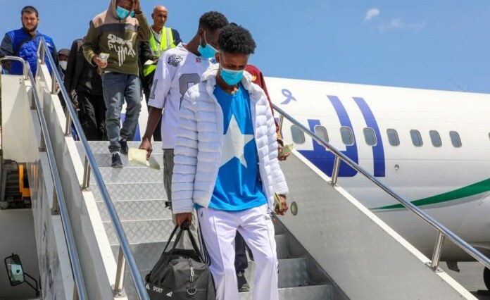 Somalia Repatriates 161 Stranded Youth From Libya in Humanitarian Effort Somalia Repatriates 161 Stranded Youth From Libya in Humanitarian Effort
