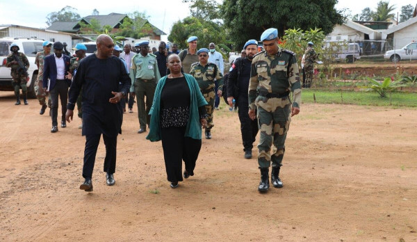 Bintou Keita Addressing the Media in Beni: "United Nations Organization Stabilization Mission in the Democratic Republic of the Congo (MONUSCO) Exit Already Noted" Bintou Keita Addressing the Media in Beni: "United Nations Organization Stabilization Mission in the Democratic Republic of the Congo (MONUSCO) Exit Already Noted"