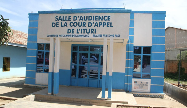 Ituri: United Nations Organization Stabilization Mission in the Democratic Republic (DR) of Congo (MONUSCO) Builds Courtroom for Bunia Court of Appeal Ituri: United Nations Organization Stabilization Mission in the Democratic Republic (DR) of Congo (MONUSCO) Builds Courtroom for Bunia Court of Appeal