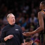 Kevin Durant, coach Mike Budenholzer seen briefly feuding on sideline before Suns’ comeback win over Clippers Kevin Durant, coach Mike Budenholzer seen briefly feuding on sideline before Suns’ comeback win over Clippers