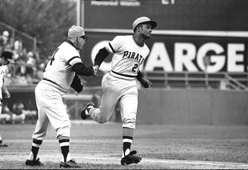 Pirates say Roberto Clemente sign will go back on PNC Park wall after being removed for advertisement Pirates say Roberto Clemente sign will go back on PNC Park wall after being removed for advertisement
