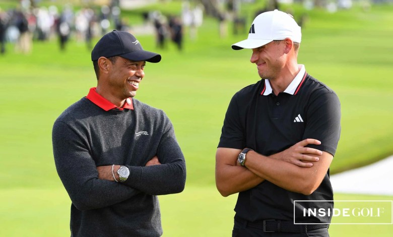 These are the moments of cherishing when Tiger Woods puts down his guard These are the moments of cherishing when Tiger Woods puts down his guard