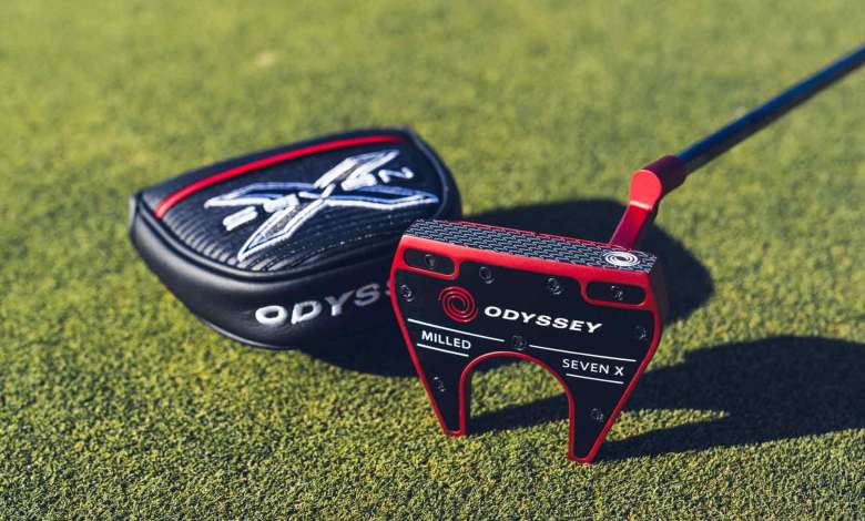 Odyssey unveils seven red putts Odyssey unveils seven red putts