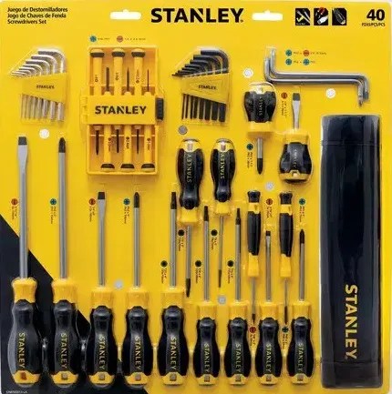 Set destornilladores. 40 piezas. STANLEY STMT65613L-