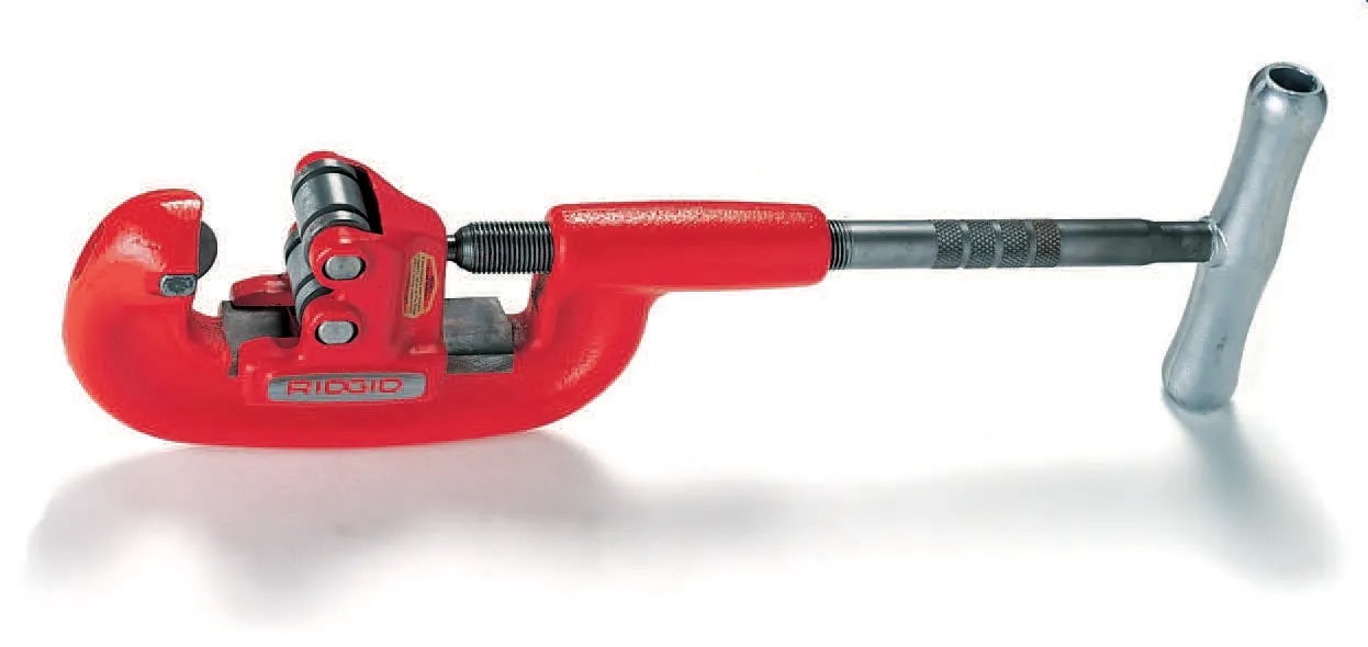 CORTADOR DE TUBOS CAÑERIA Nº202, DE 1/8″ A 2″, TIPO PESADO, RODILLOS ANCHOS