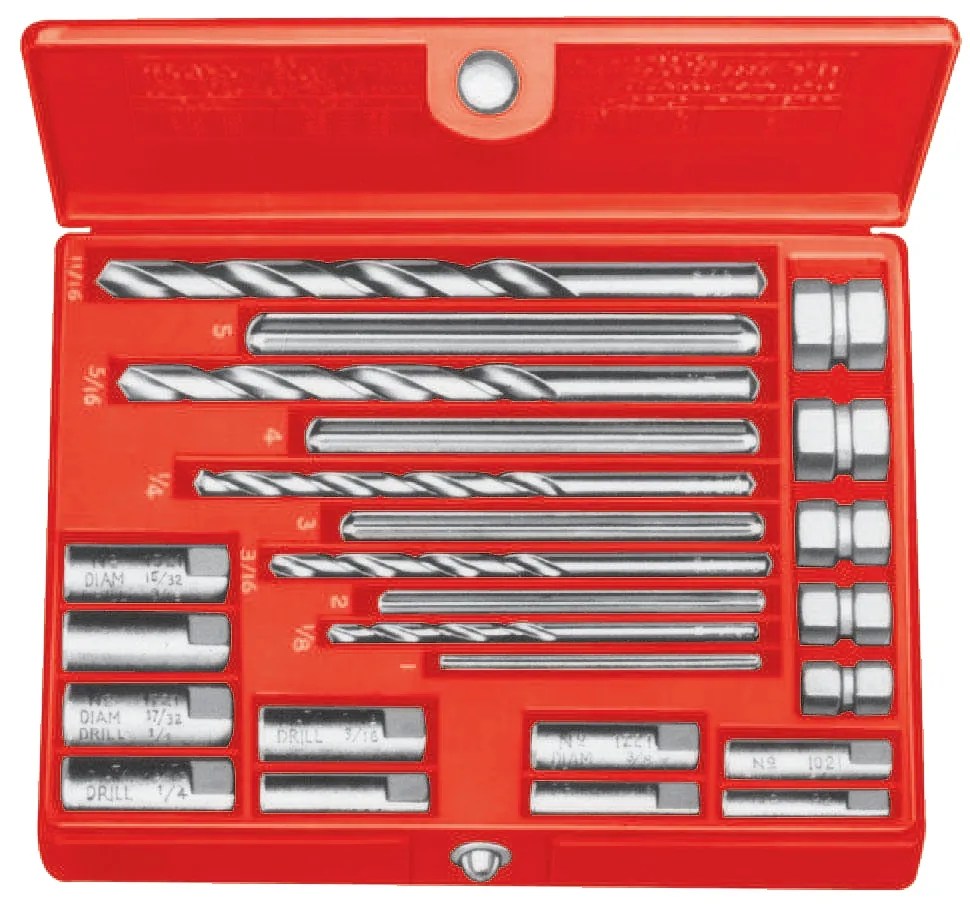 JUEGO EXTRACTORES PERNOS #10 1/4″-1/2″