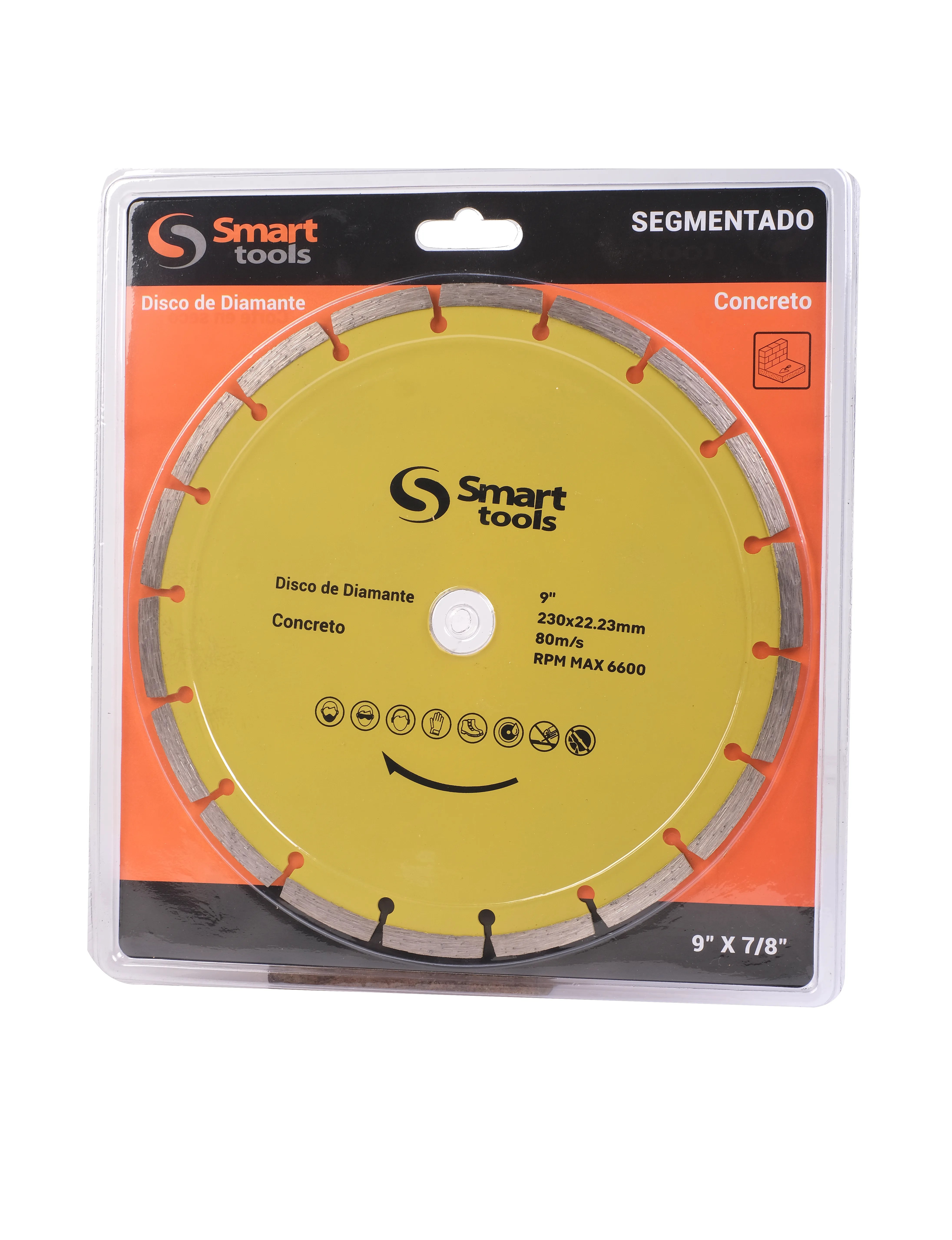 DISCO DIAMANTADO EN SECO 9” X 7.5MM