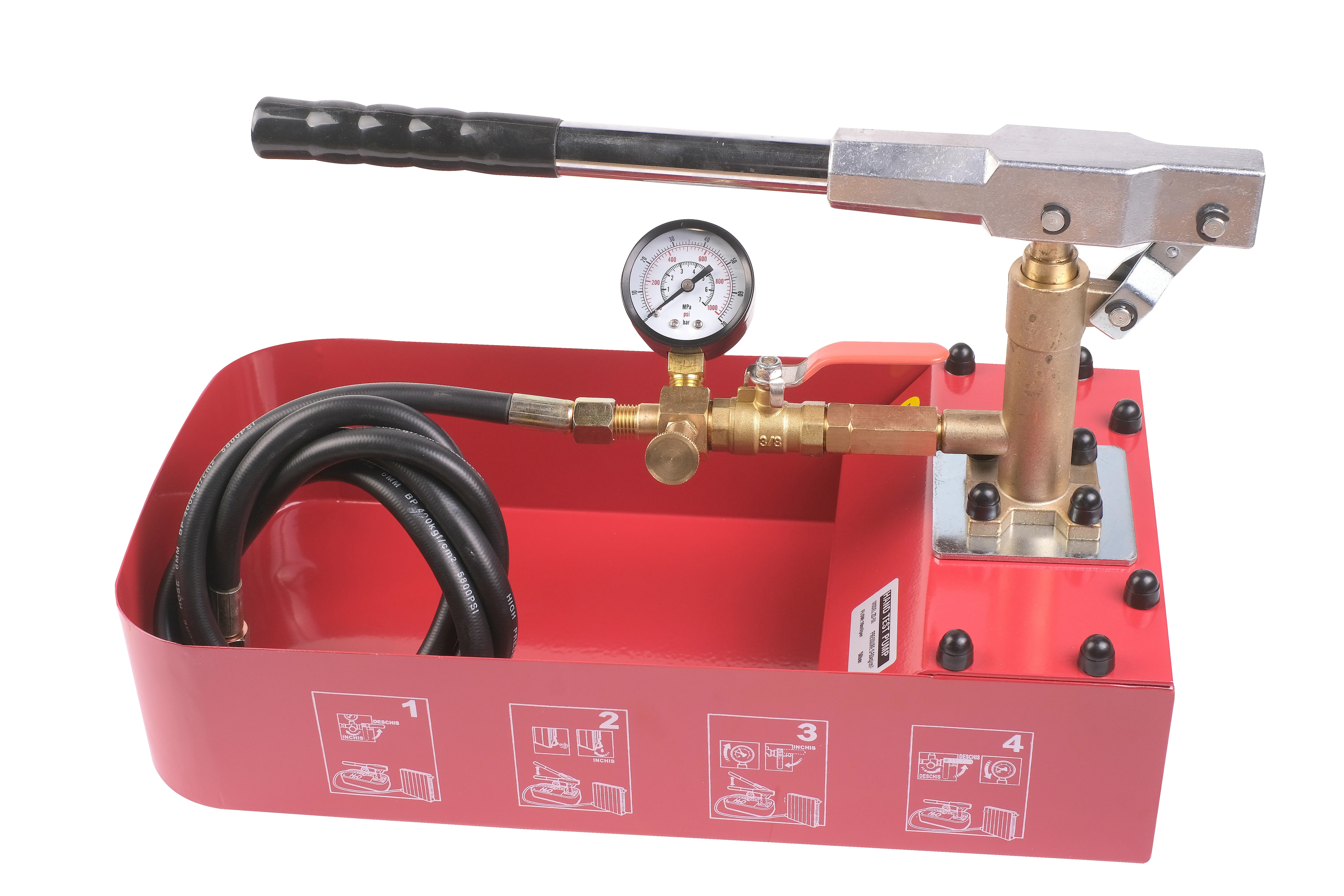 BOMBA DE COMPROBACION 0 – 50 BAR, 16 CC/MIN., (V150000)