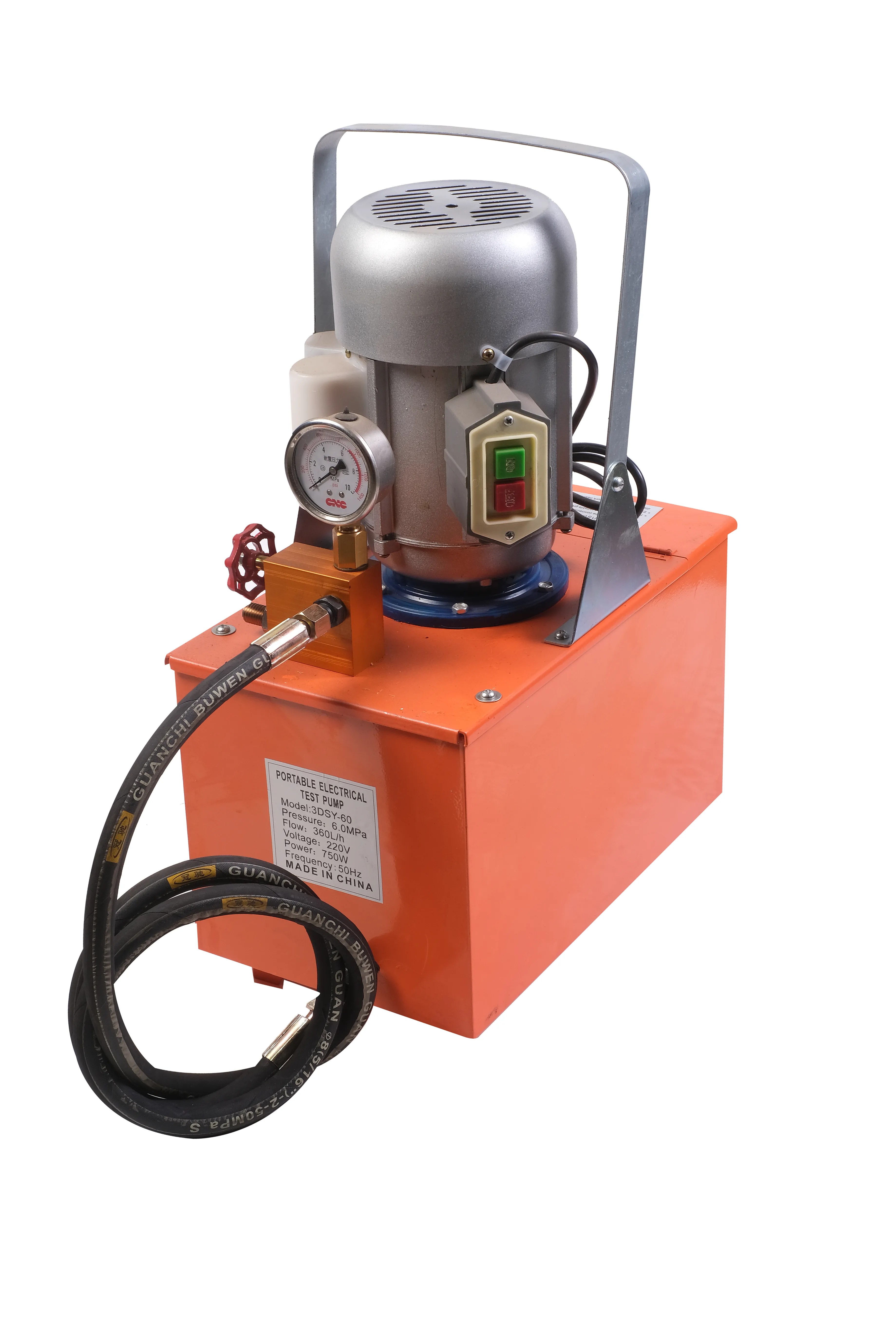 BOMBA COMPROBACION ELECTRICA 0 – 60 BAR, PORTATIL (V121000)