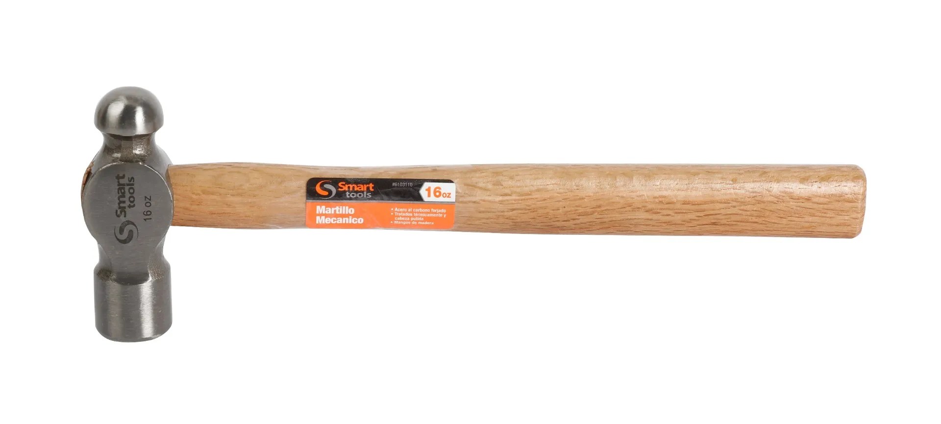 Martillo mecánico 16 Oz, mango madera
