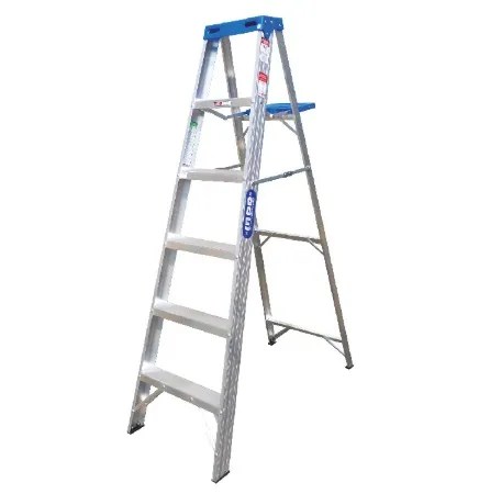 ESCALERA TIJERA ALUMINIO 113 KG 1,83 MT 6 PELDAÑOS