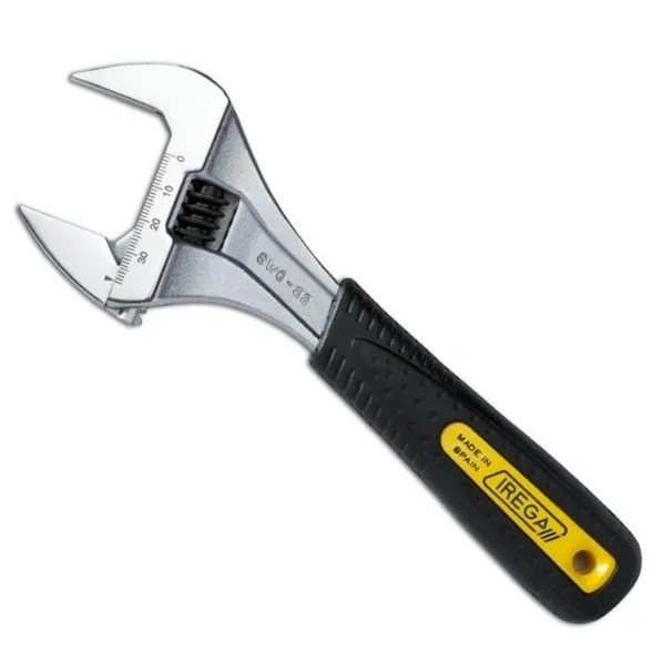 LLAVE FRANCESA CR-V FOSFATADA 8″ BOCAS EXTRA FINAS