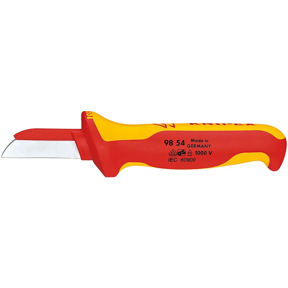 CUCH. RECTO CABLE 1000V, CAPUCHÓN, MANGO 2C, VDE