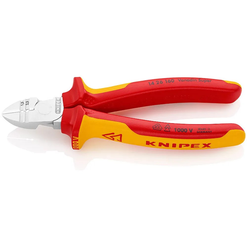 ALICATE PELACABLES CORTE DIAGONAL 6″ AISLADO 1000V