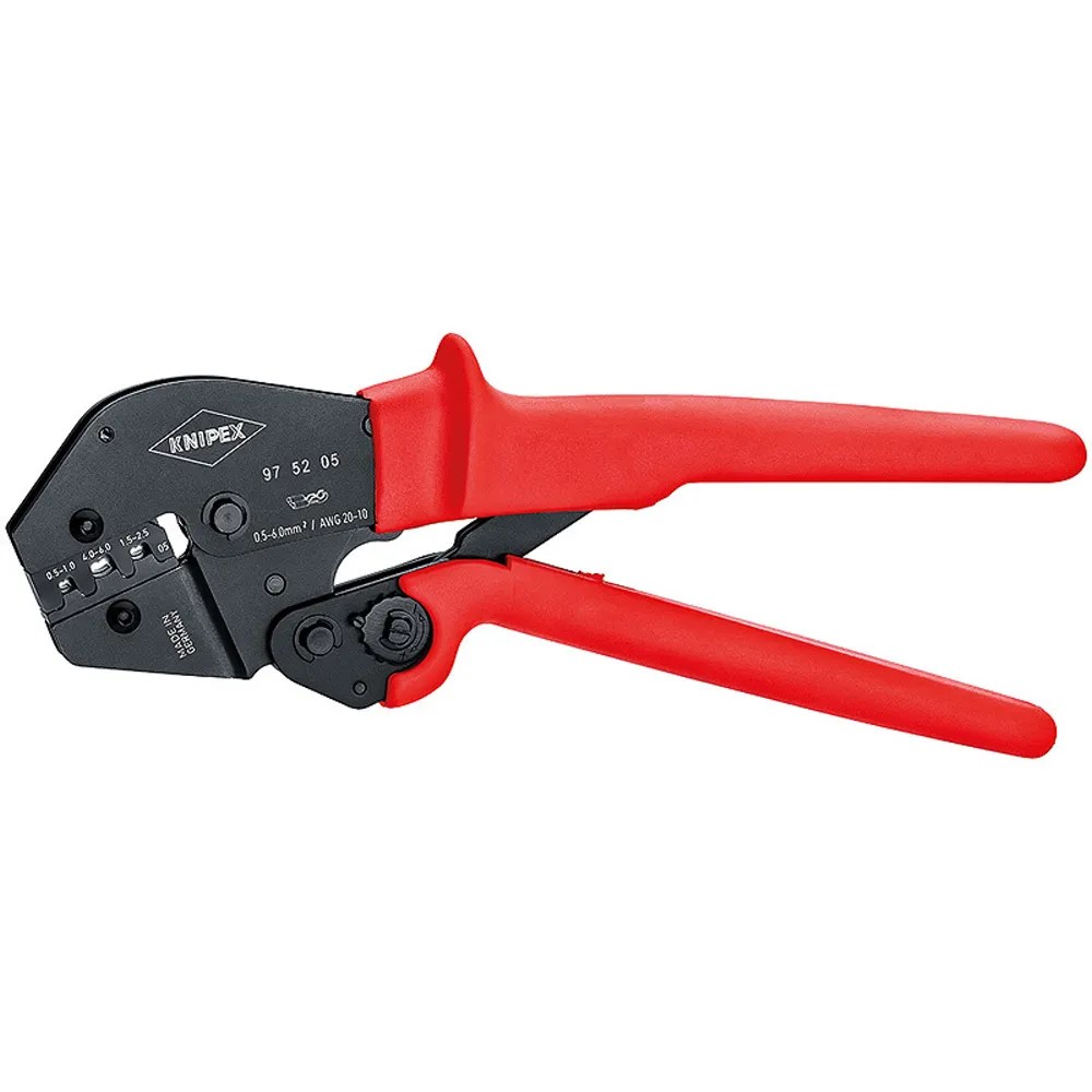 ALICATE P/ENTALLAR TERMINALES AISLADOS 10″