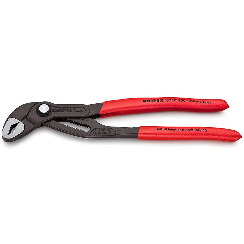 TENAZA AJUSTABLE “COBRA” DE 10″ MANGO FORRADO