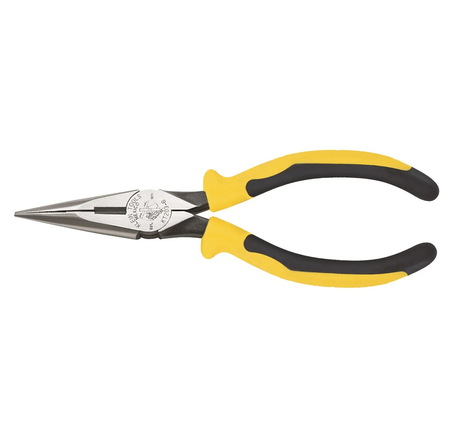 ALICATE PUNTA MEDIA CAÑA DE 8″ CORTE LATERAL, MANGO BIMATERIAL