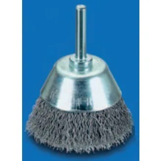 GRATA COPA CONICA DE 1.1/4″ CON VASTAGO ACERO ONDULADO