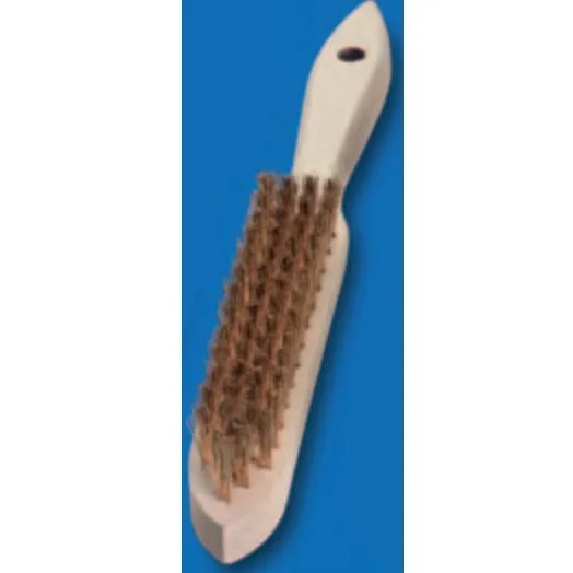 ESCOBILLA ALAMBRE ACERO 4 HILERAS CON MANGO