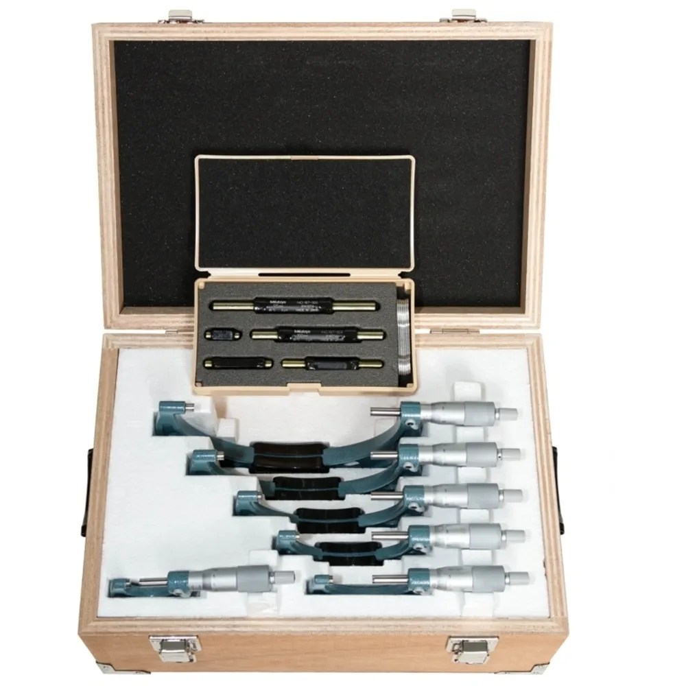 JUEGO MICROMETROS EXTERIORES 6 PZAS. 0 – 6″ / 0.001″