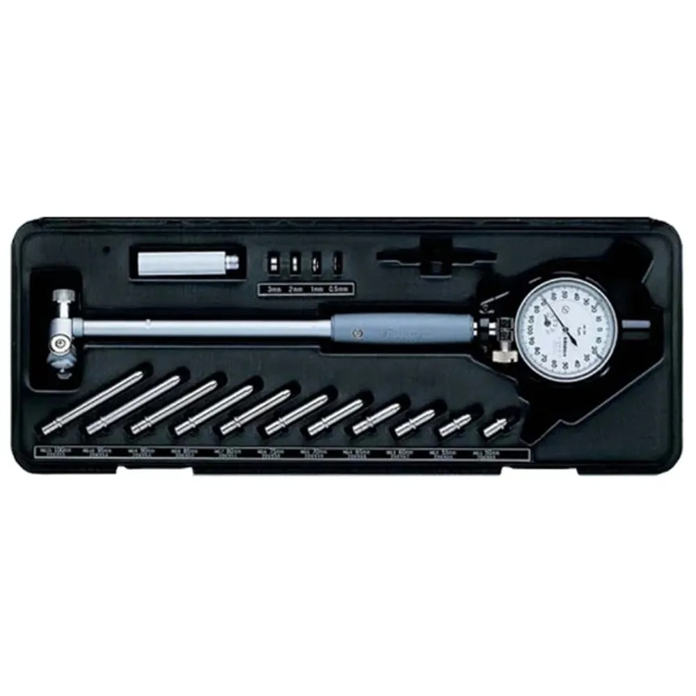 VERIFICADOR DIAMETRO AGUJEROS P/INTERIOR C/RELOJ, 35-60 MM.,GR. 0.001″
