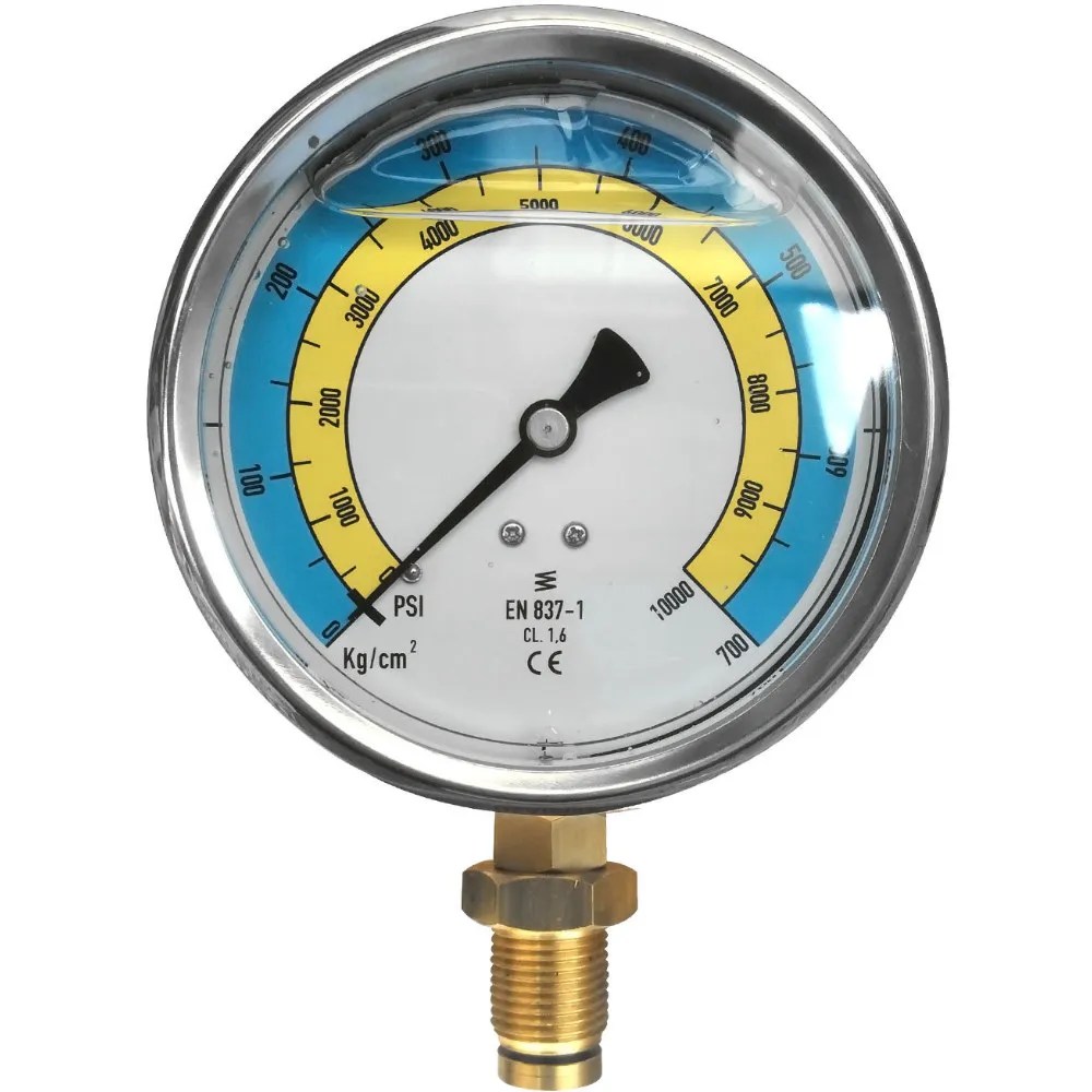 MANOMETRO DE USO GENERAL, 0-700 KG/CM2 HILO 3/8 GAS, PRECISION +-2.5%