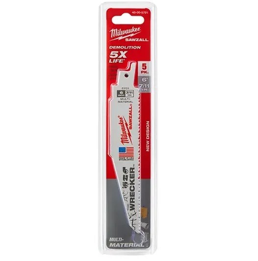 JGO HOJAS SIERRA SABLE 12″ 5 PIEZAS 7/11 DPP WRECKER (48-00-5711)