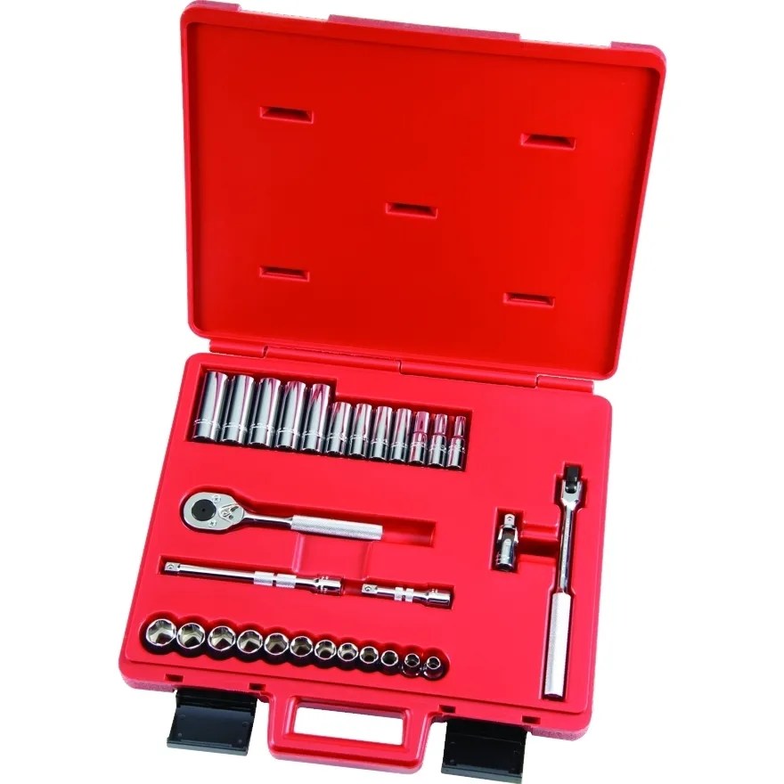 JGO. DADOS []3/8″ HEXAG 8 A 19 MM CORTOS Y LARGOS