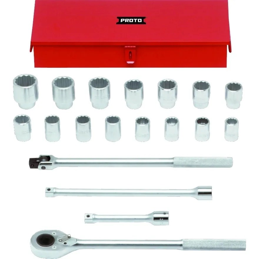 JGO. DADOS []3/4″ 24-46 MM. 19 PZAS