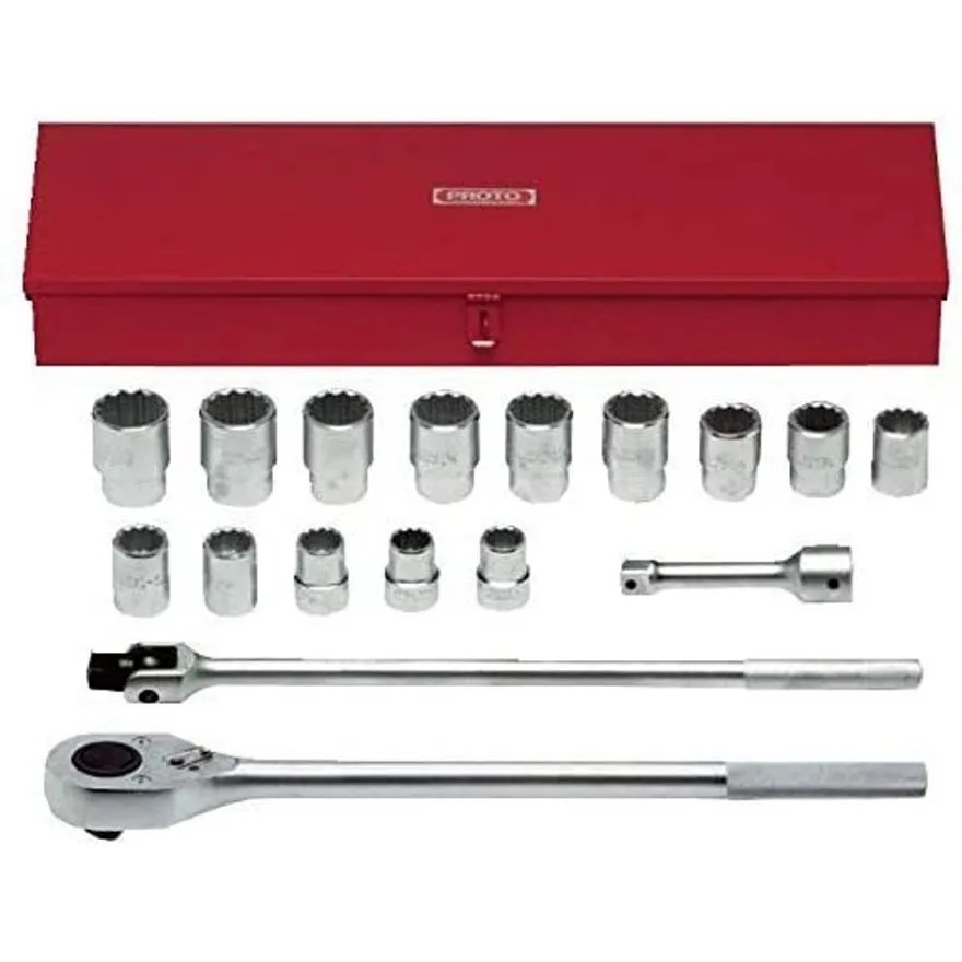 JGO. DADOS []1″ 1.1/16″-2″ 17 PZAS
