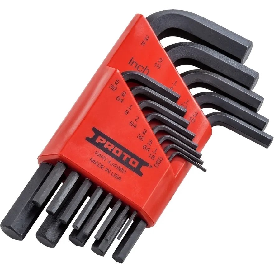 JGO. LLAVES ALLEN 0,05″-3/8″, 13 PZAS.