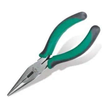 ALICATE PUNTA MEDIA CAÑA DE 6″ CON CORTANTE, MANGO ANTIDESLIZANTE PVC