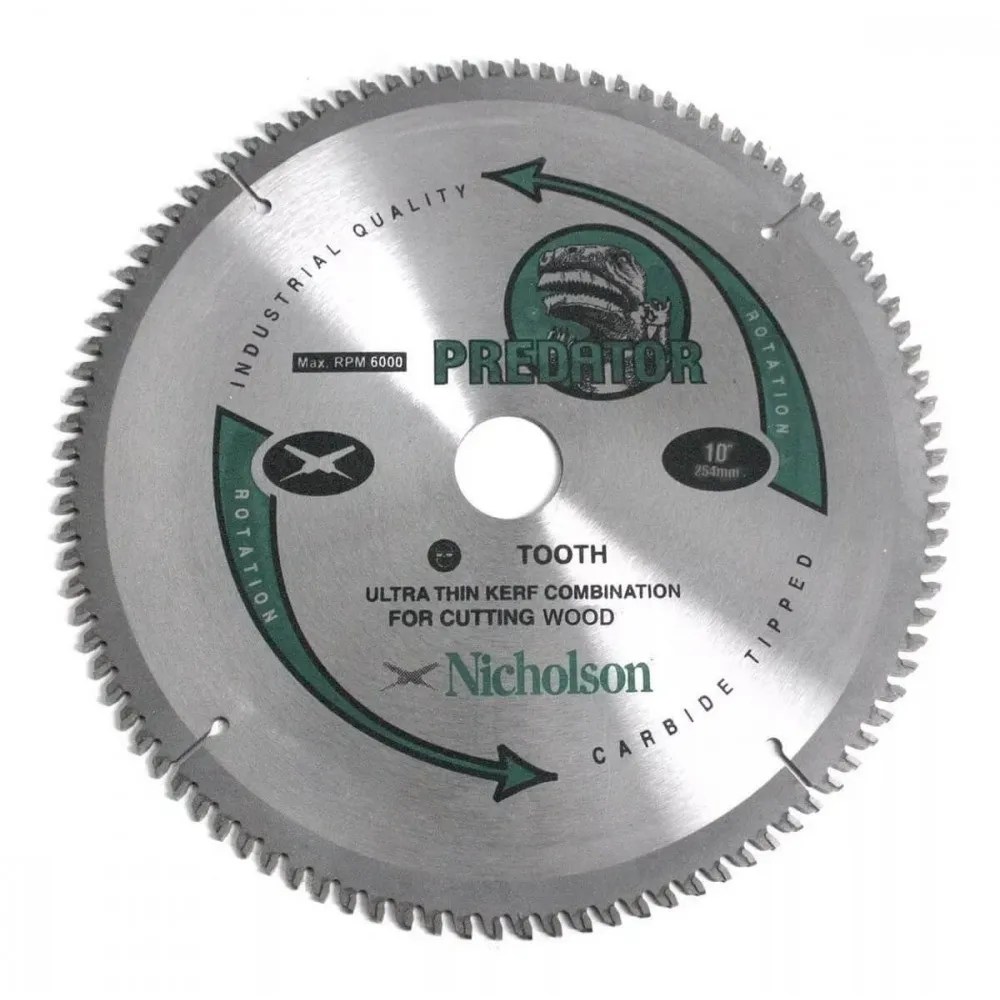 SIERRA “PREDATOR” 12″ 60 D. P/CARBURO PARA MADERA, DIENTE ALTERNADO