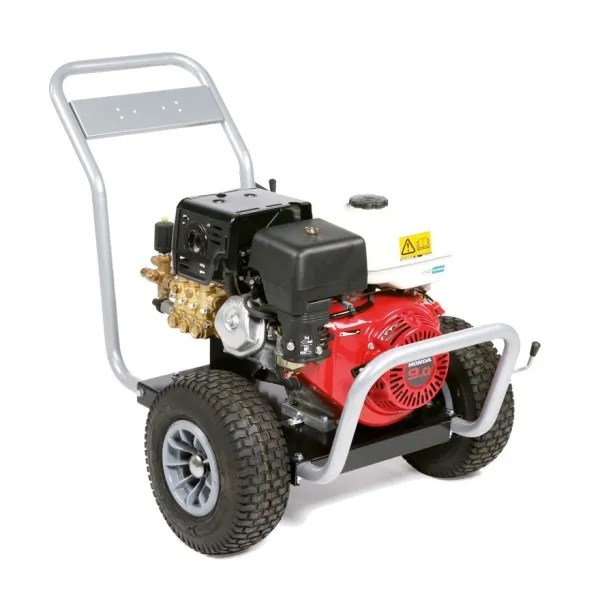 Hidrolavadora de agua fría con motor bencinero Honda