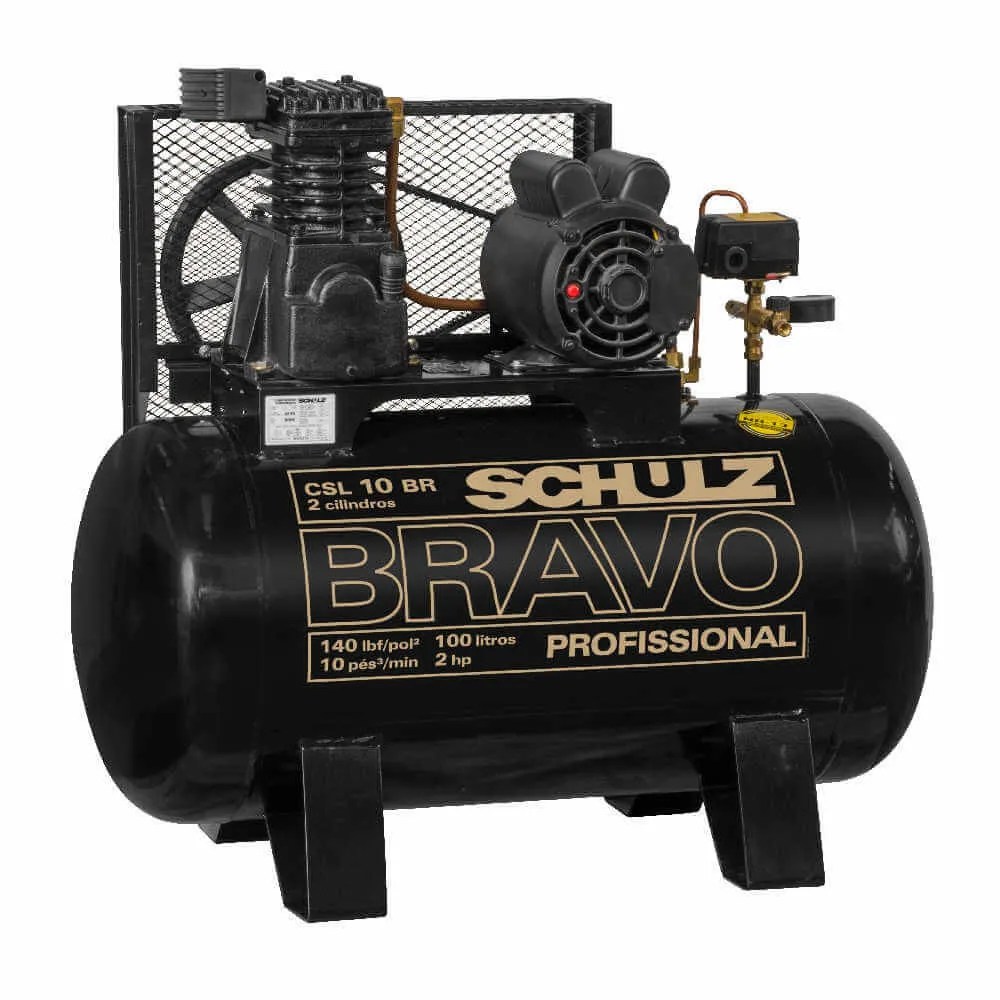Compresor CSL-10BR, Estanque 200 Lts, Motor 2 HP