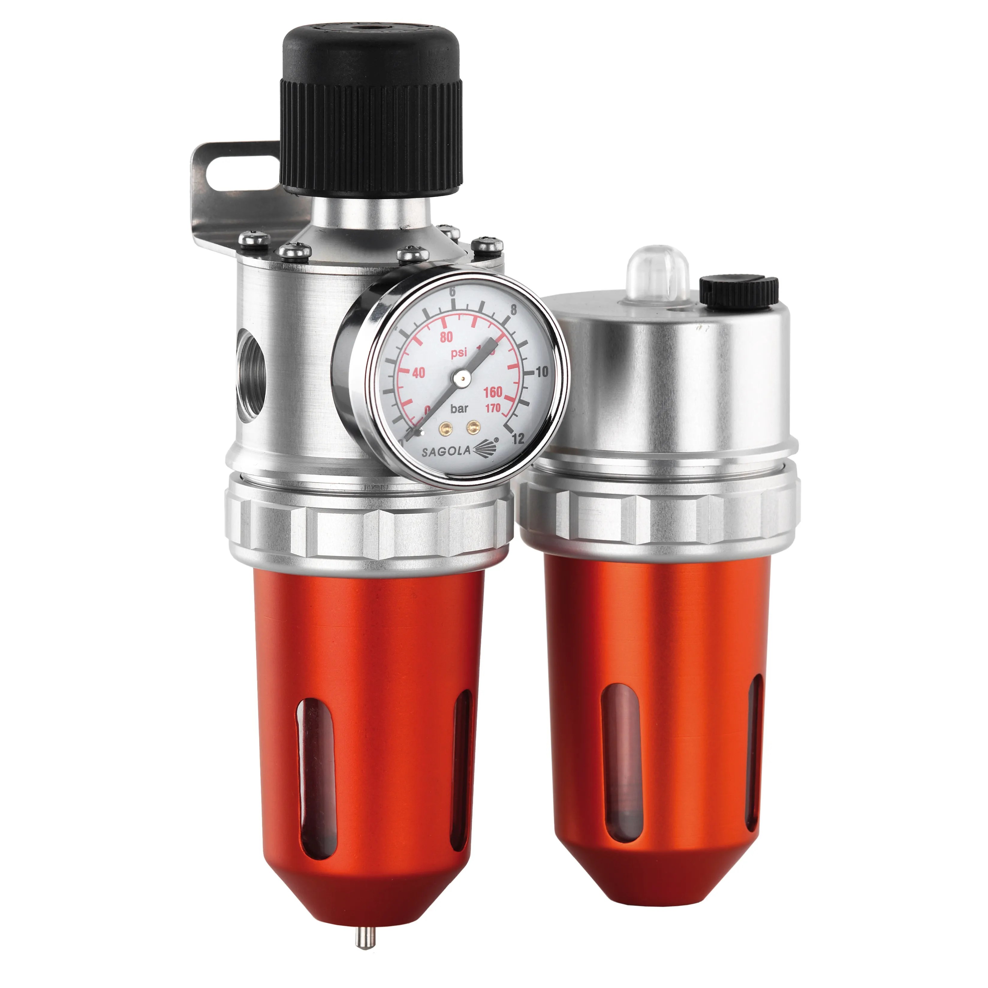 Conjunto purificador/regulador/lubricador, 1/2″ H, 1000 L/min.