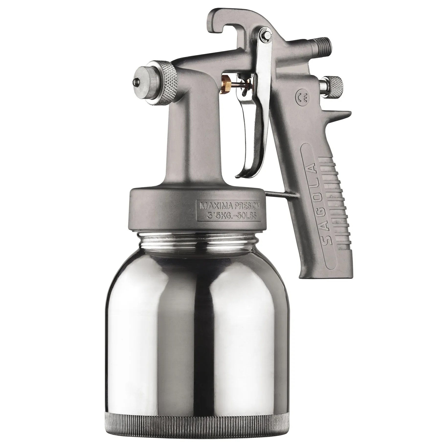 Pistola aerográfica baja presión, salida continua, 85 L/min.