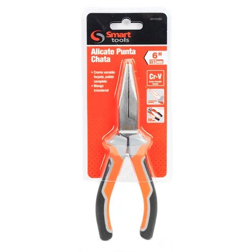 Alicate punta chata 6″ CR-V