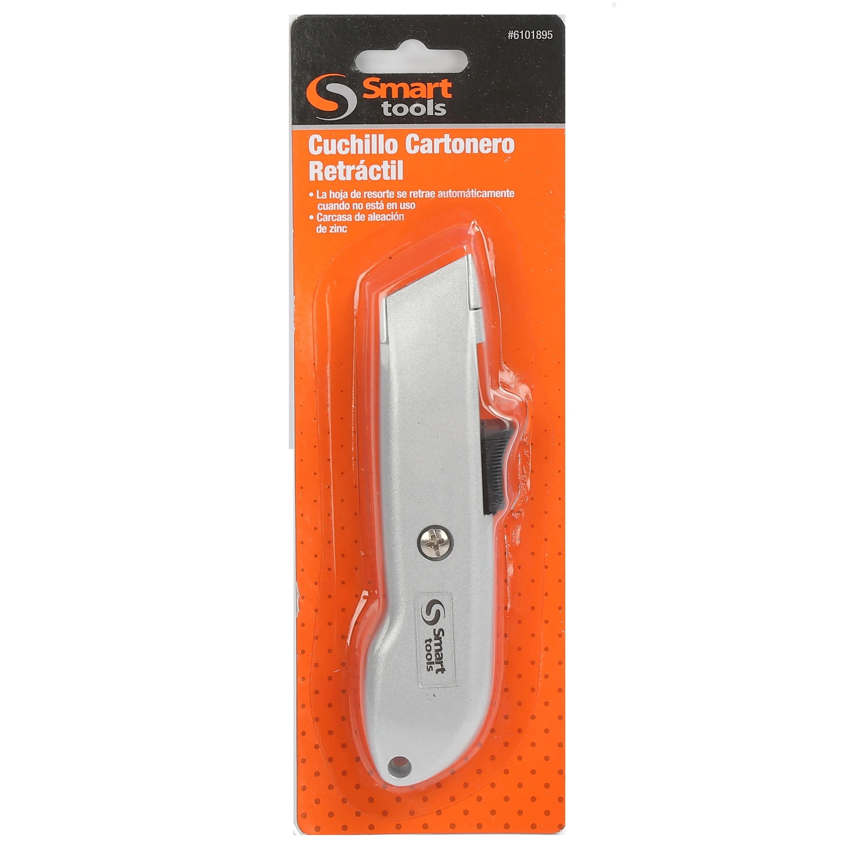 Cuchillo cartonero retráctil