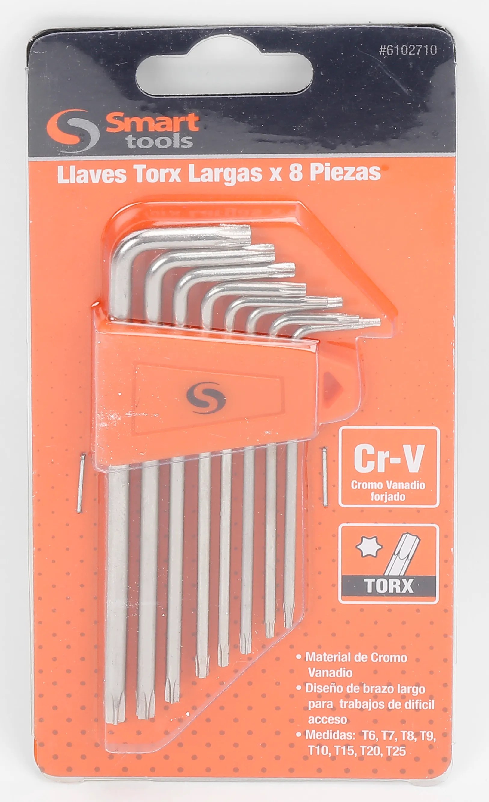 Llaves torx largas x 8 piezas