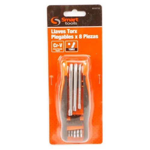 Llaves torx plegables x 8 piezas