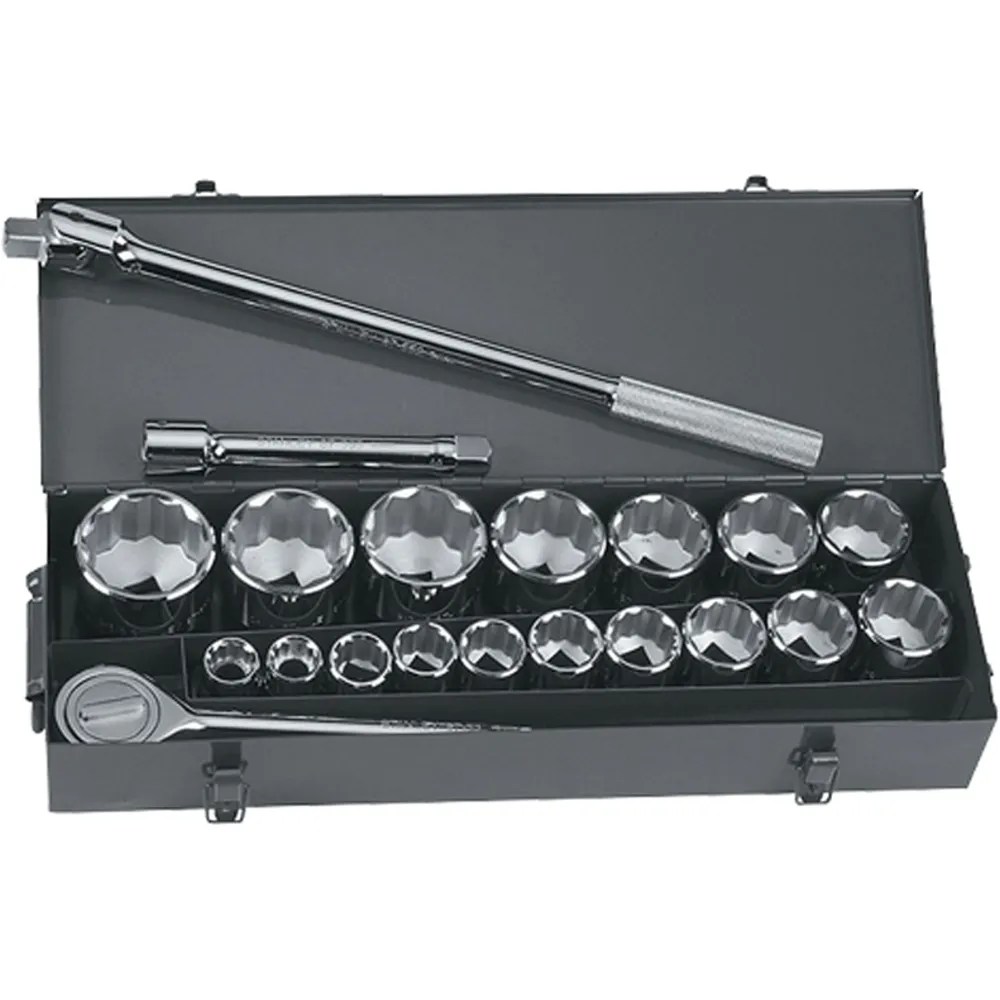 Juego dados 3/4″ 21 piezas