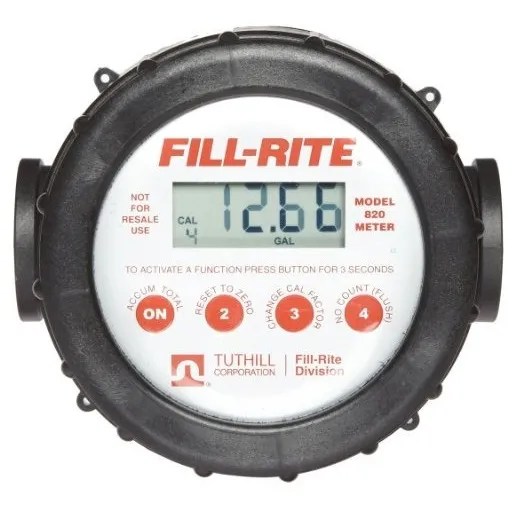 Flujómetro Digital, Rango 7.6-75.7 LTS./MIN.