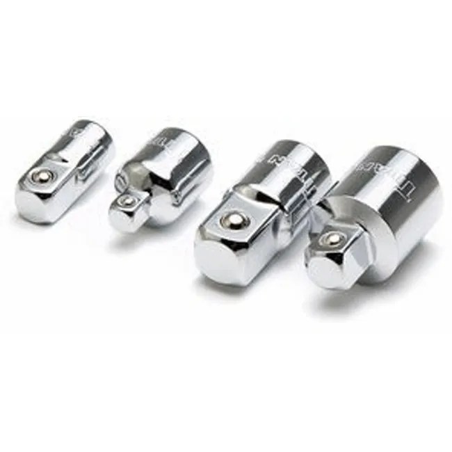 JUEGO DE ADAPTADORES PARA DADOS 2PZ., []3/8″ A []1/2″ Y []3/8″ A []1/4″