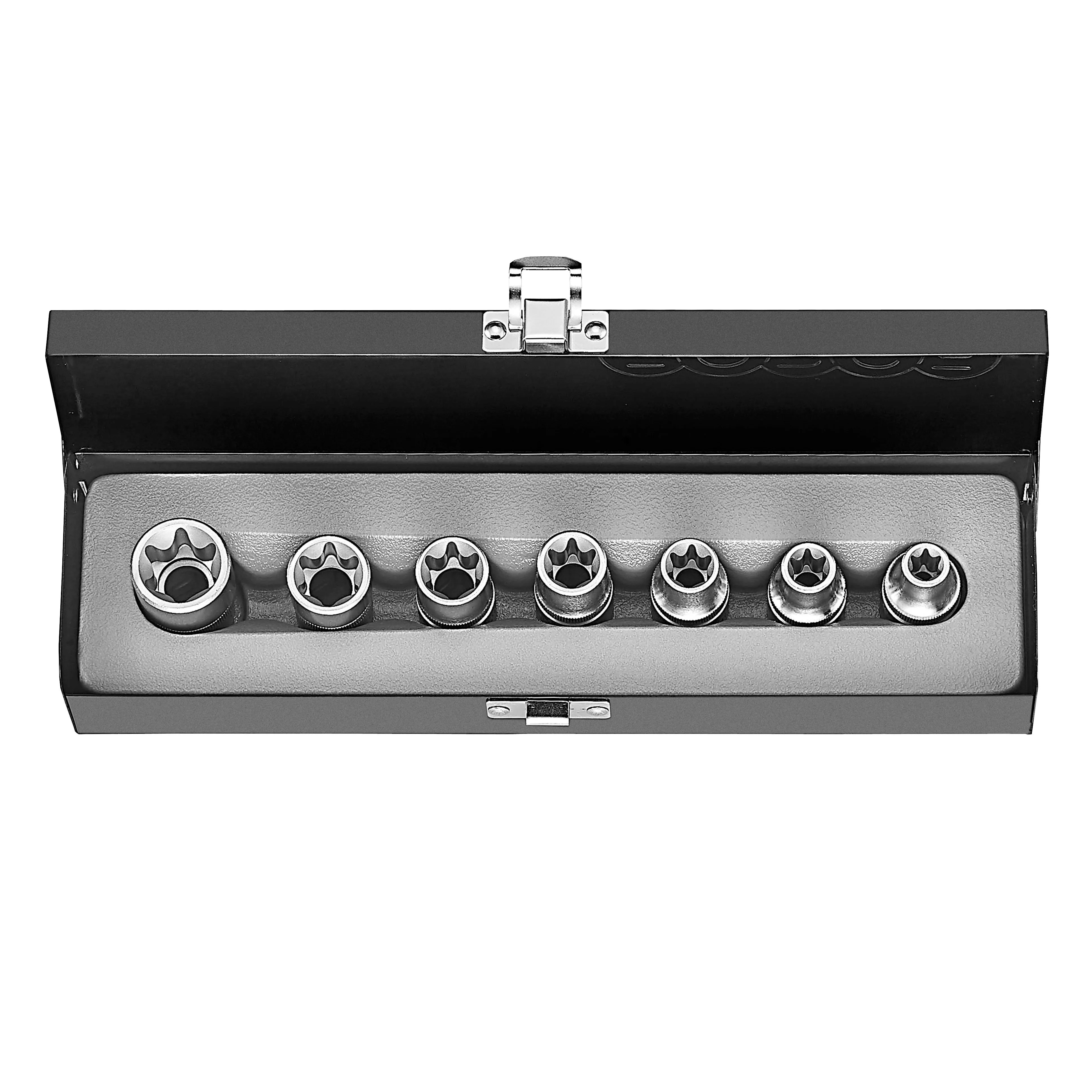 JUEGO DADOS TORX HEMBRA E10-E24 7 PZS.