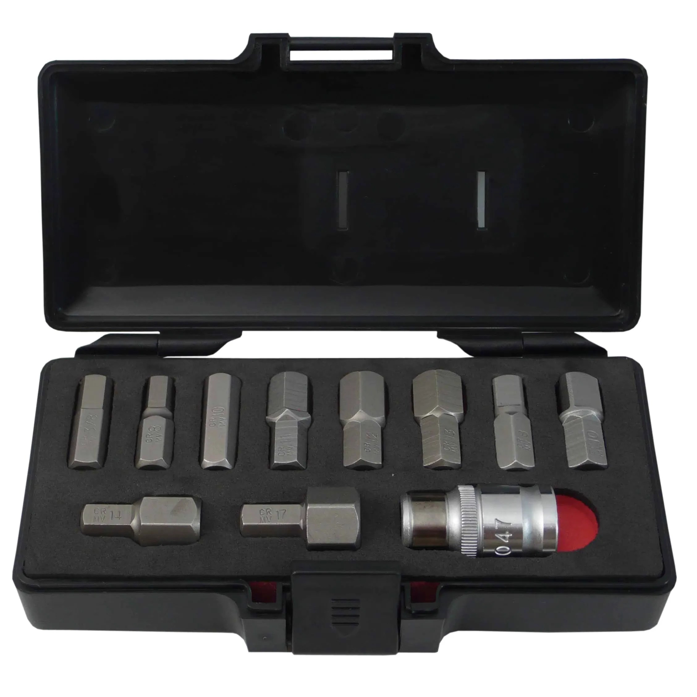 Puntas Allen 11 Pzas, 8-17 mm, Dado Toma 1/2″