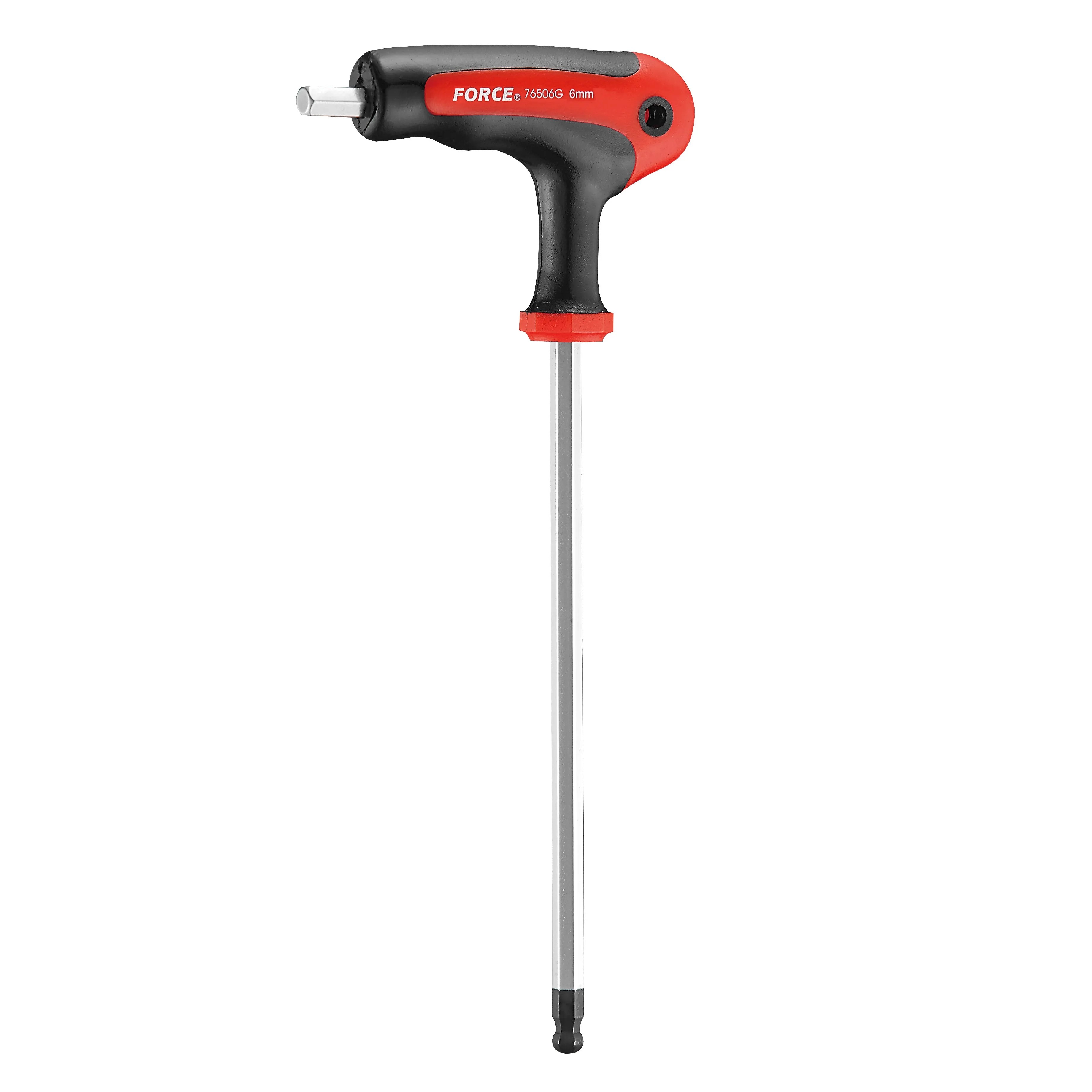 LLAVE ALLEN BOLA LARGA Y RECTA CORTA CON MANGO DE 90º DE 2 MM.