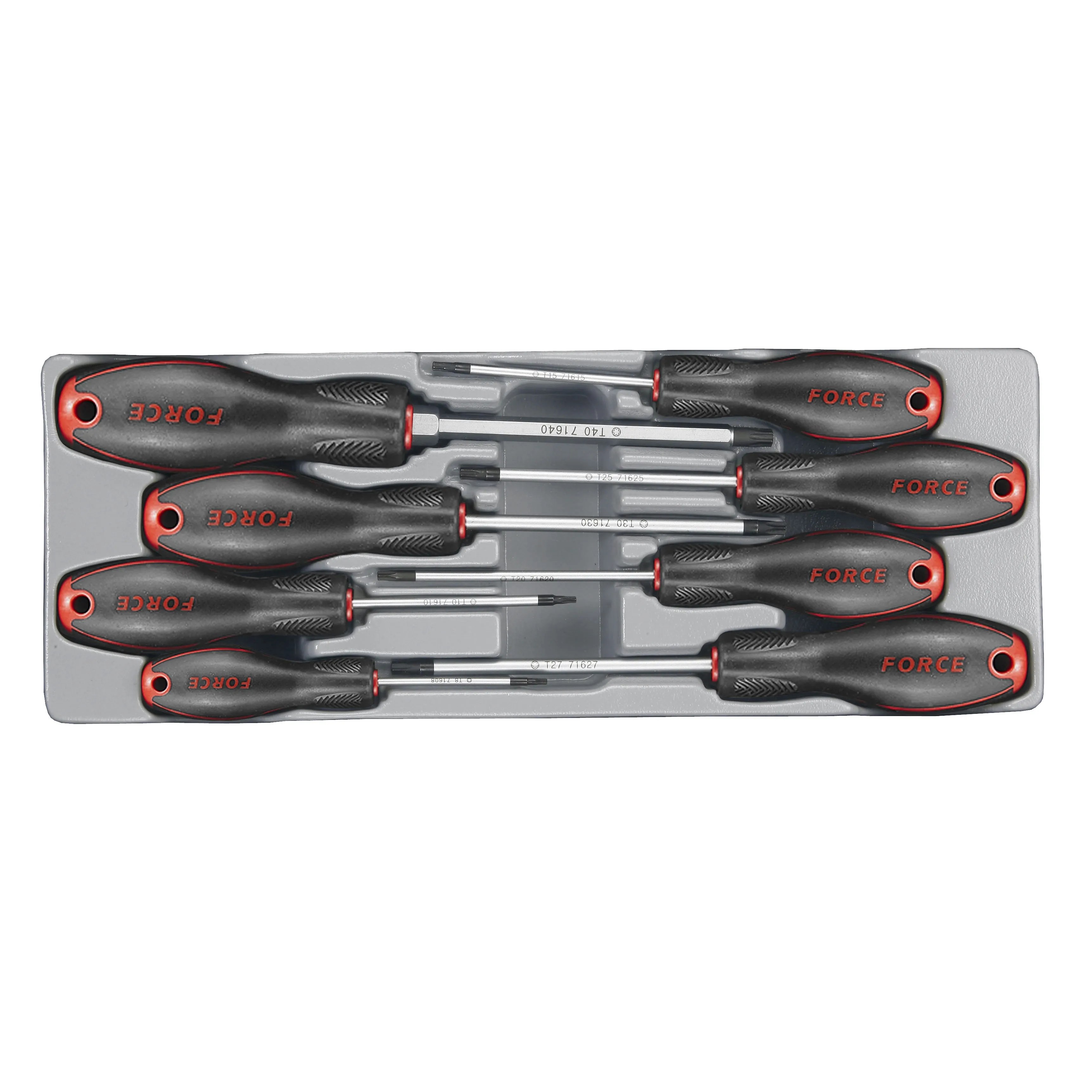 Destornilladores Torx 8 Pzas, T-8H a T-40H
