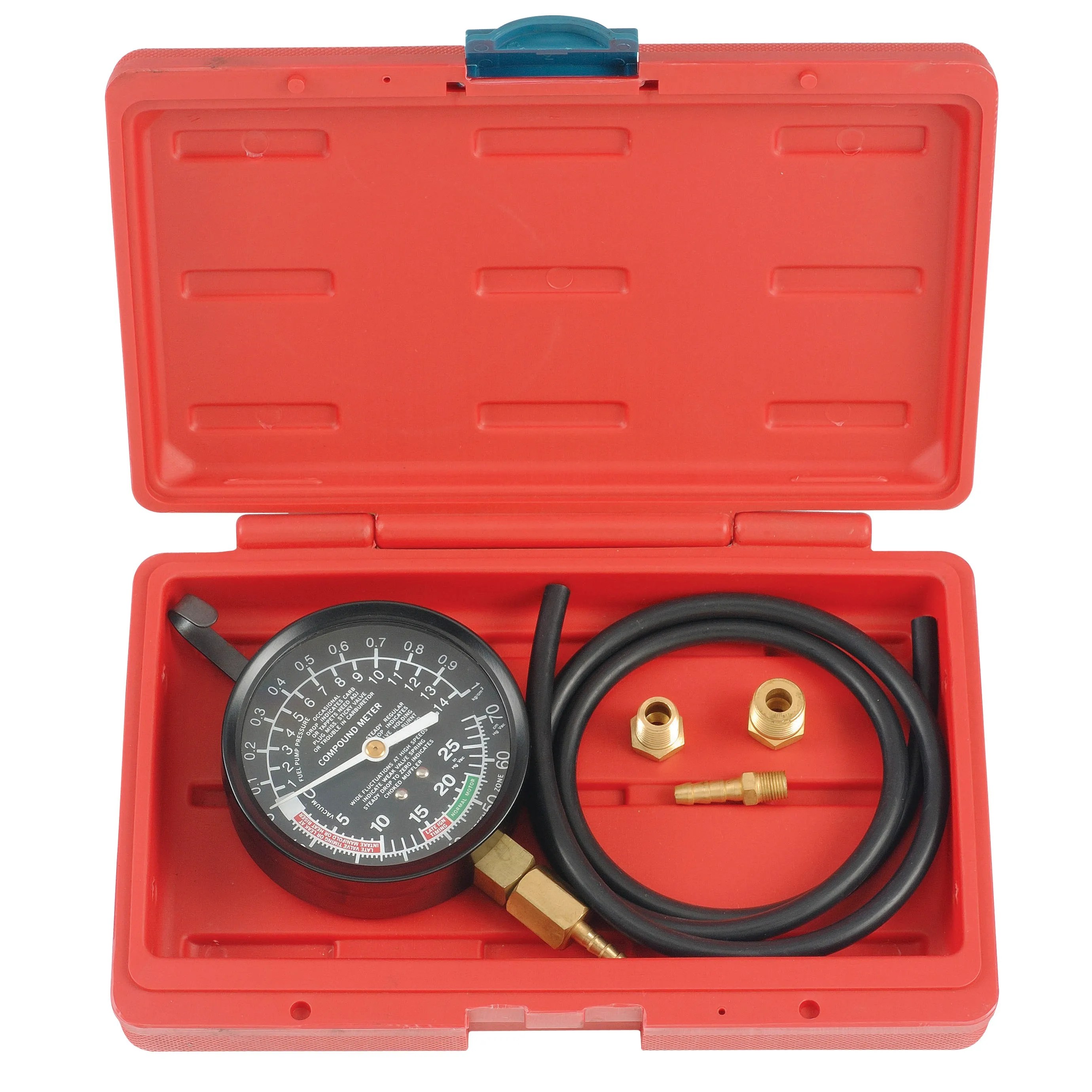 Jgo. Vacuometro Profesional 1-14 PSI 0-25 Pulg./HG